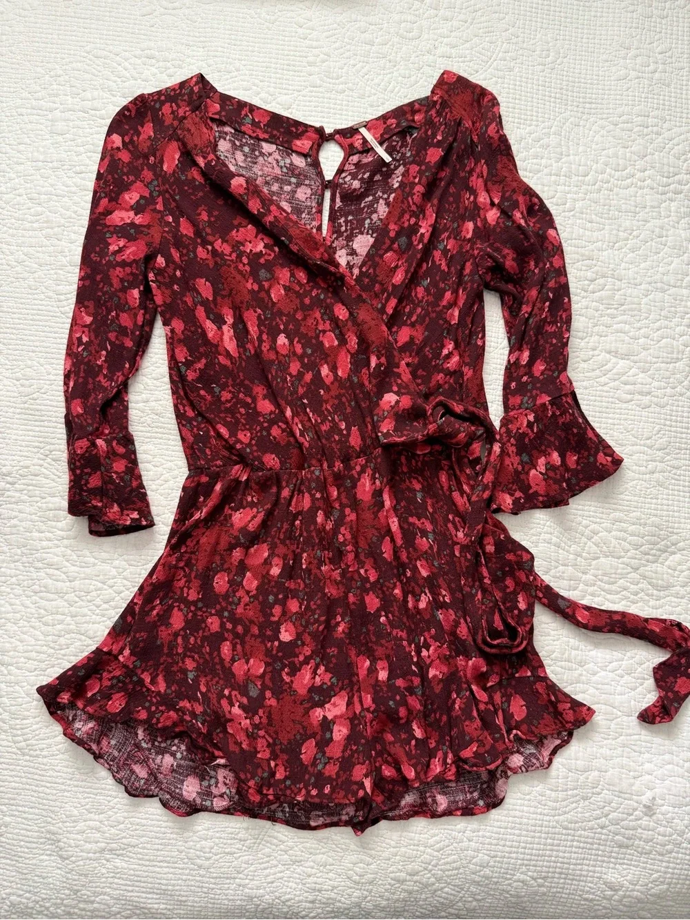 Free People "All The Right Ruffles" romper - Picture 2 of 4